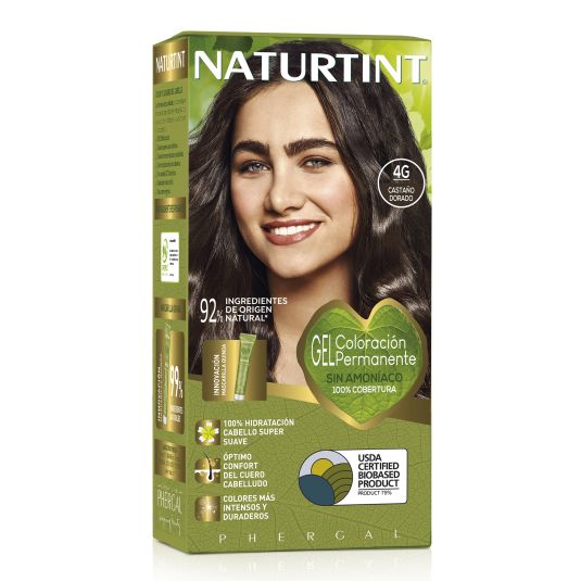 naturtint tinte permamente 4g castaño dorado