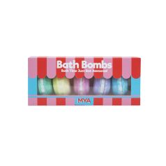 mya girls 5 set bombas macaron
