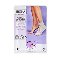 iroha calcetines mascarilla para pies exfoliacion lavanda