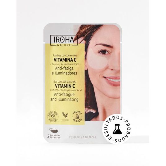 iroha nature parches ojeras y bolsas anti-fatiga 2ud