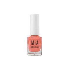 mia laca uñas radiant glow sunset coral