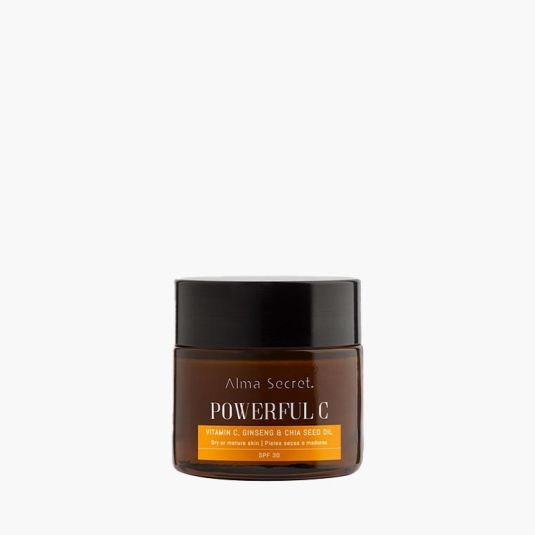 alma secret powerful c vit.c ging & chia spf 30 piel seca o madura 50ml
