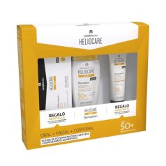 heliocare 360 protector solar facial sensati spf50+ 50ml set 3 piezas