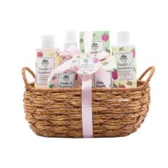 cesta mimbre vainilla y frambuesa