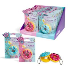 idc martinelia world donut lip balm llavero 