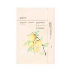ondo charcoal & yuja bubble mascarilla facial cosmetica coreana