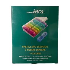 inca set pastillero semanal colores