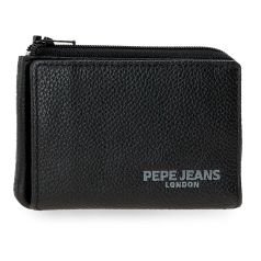 pepe jeans monedero tarjetero lander negro
