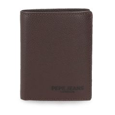 pepe jeans billetero lander marron