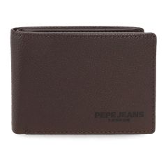 pepe jeans billetero lander marron