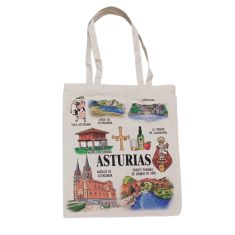totebag asturias dibujos en color