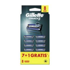 gillette mach-3 cuchillas 7+1 recambios