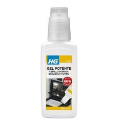 hg gel limpiador potente con cepillo para horno 250ml