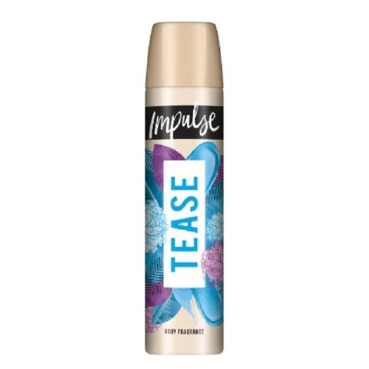 impulse body spray tease 75ml