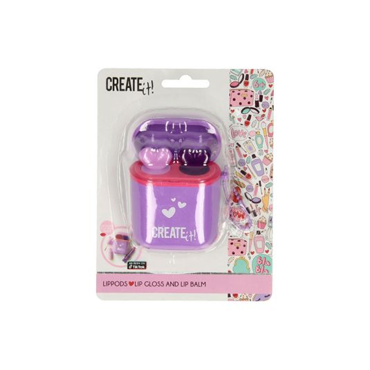 create it! balsamo labial morado