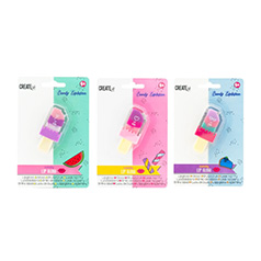 create it! candy lip gloss helado rosa, azul o lila