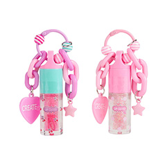 create it! lip gloss llavero para bolso
