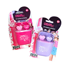 create it! lip pods rosa o lila