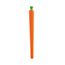 BOLIGRAFO SILICONE CARROT GEL PEN BLUE