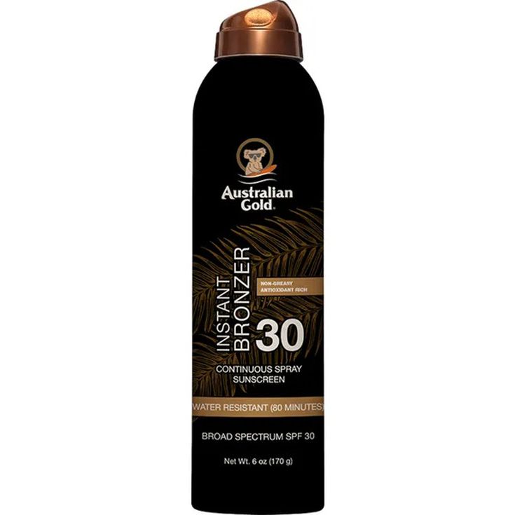 australian gold continuous bronze spf-30 spray 177ml