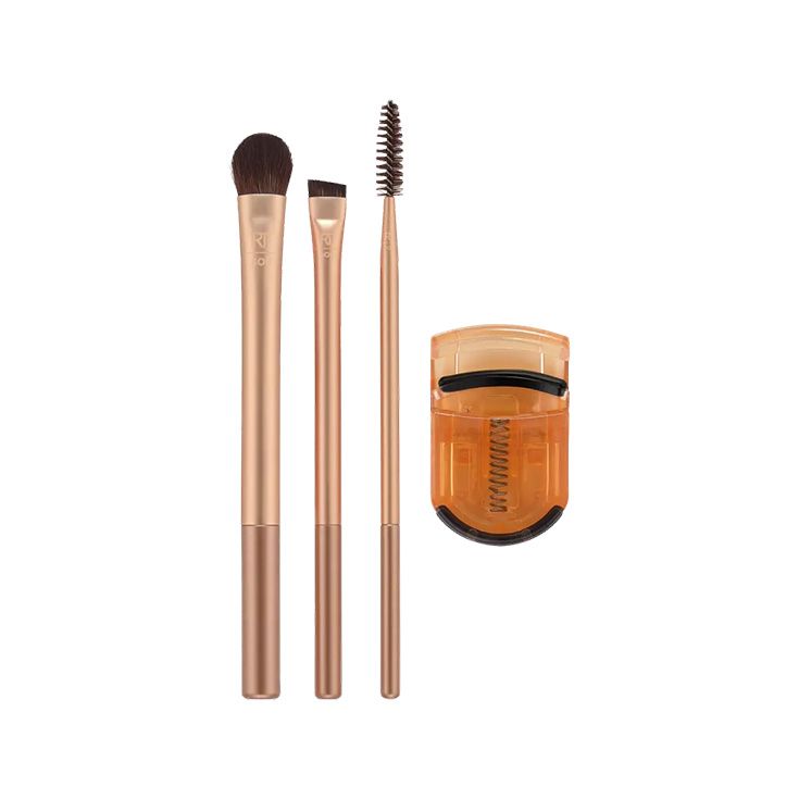 real techniques set pinceles+mini rizador