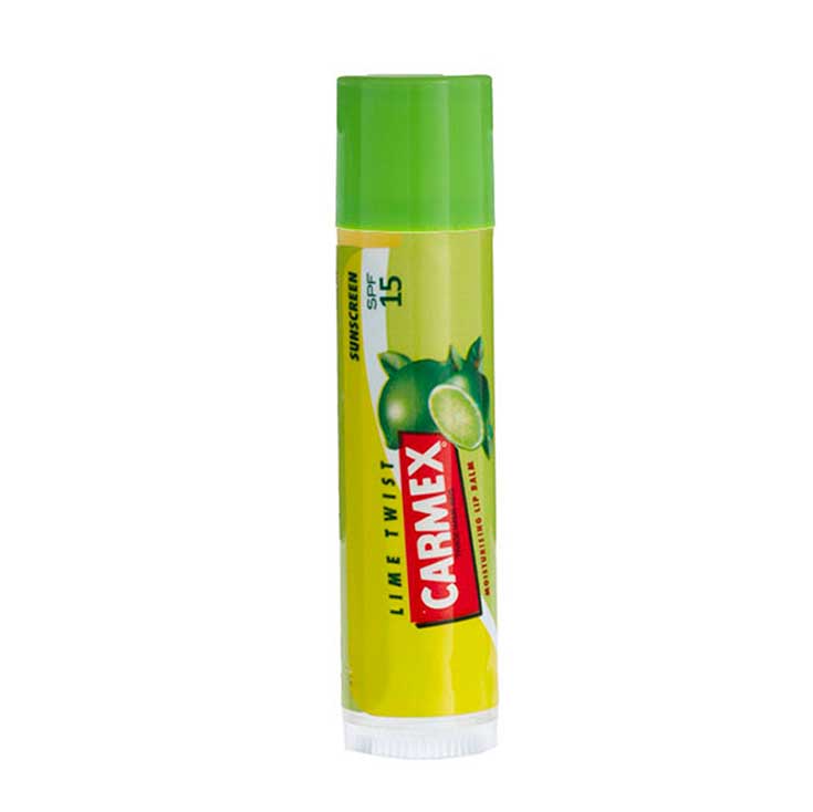 carmex balsamo labial hidratante lima en barra spf15 4,25g