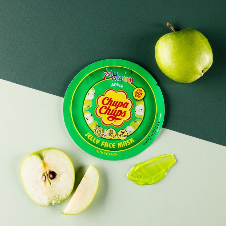 7th heaven mascarilla chupa chups jelly manzana
