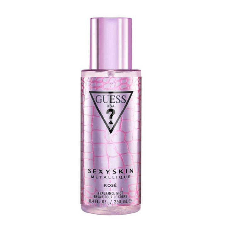 guess sexy metallique rose body mist 250ml