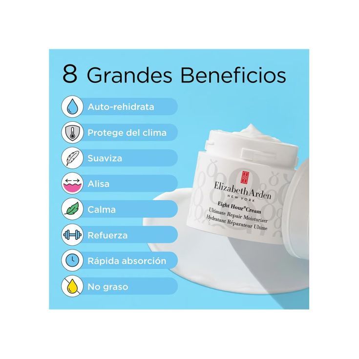 elizabeth arden eight hour crema reparadora 50ml elizabeth arden eight hour crema reparadora 50ml