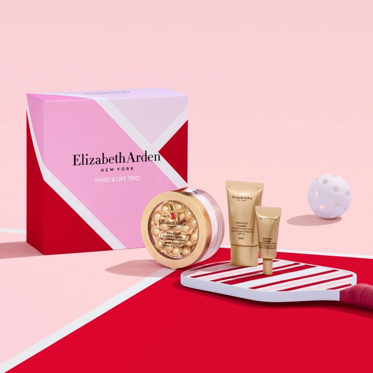 elizabeth arden capsulas ceramide advanced serum 60cap cofre 3 piezas