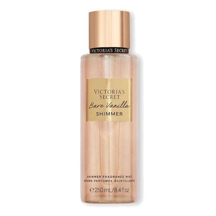 victoria secret bare vainilla shimmer body mist 250ml
