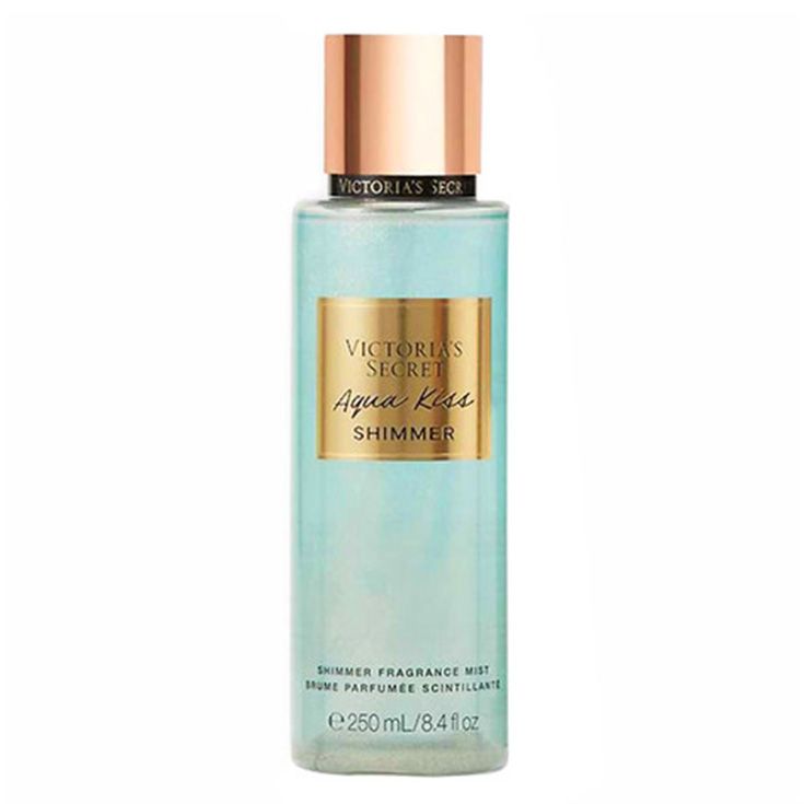 victoria secret aqua kiss shimmer body mist 250ml