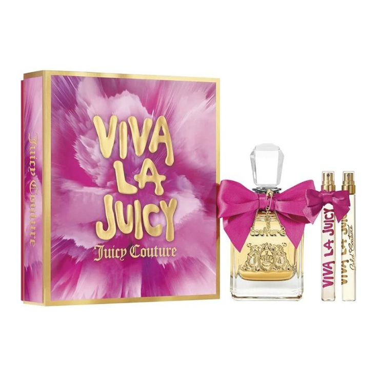 viva la juicy eau de parfum 100ml cofre 3 piezas