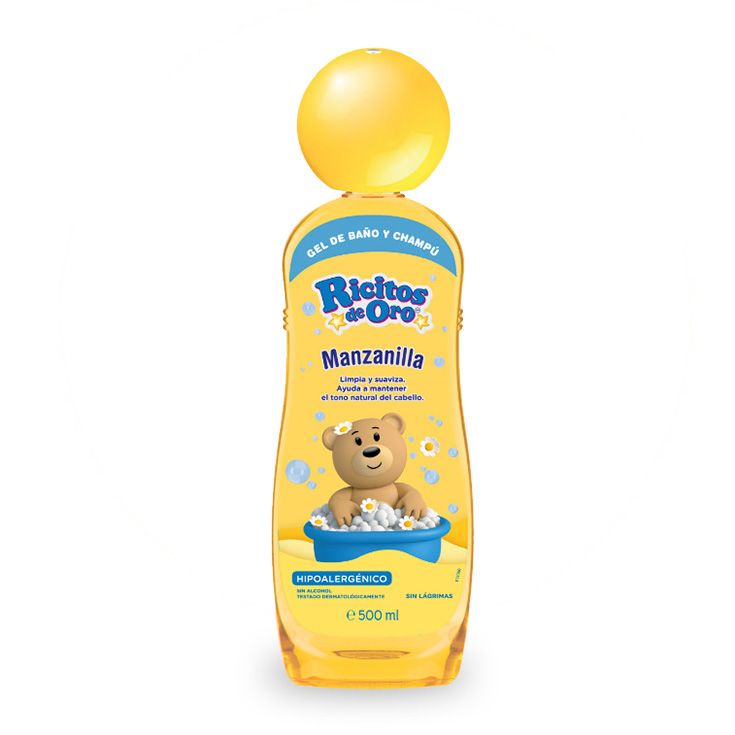ricitos de oro gel champu 2 en 1 manzanilla infantil 500ml