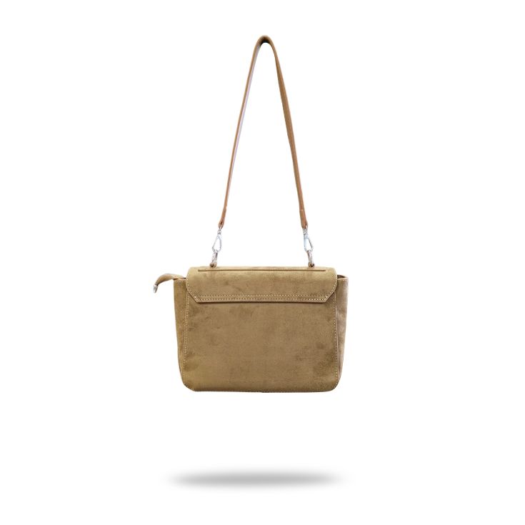 javier larrainzar bolso solapa antelina beige