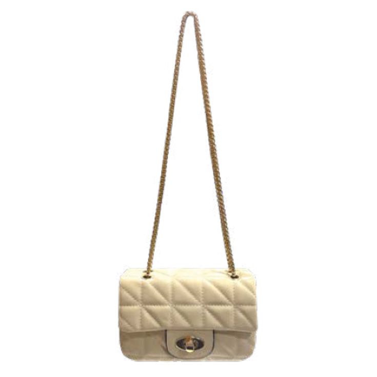 javier larrainzar bolso bandolera acolchado beige 