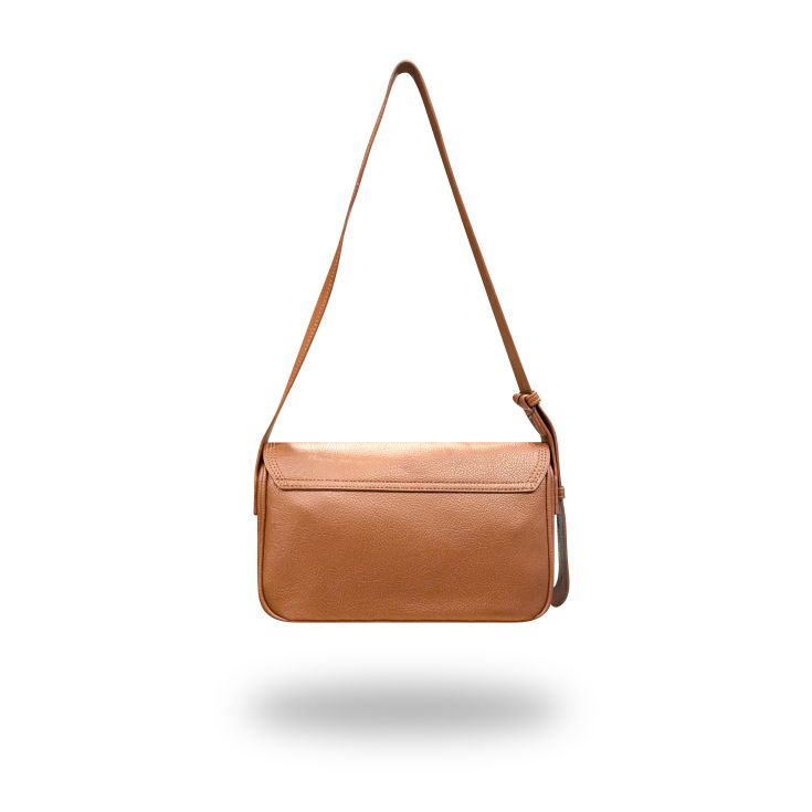 javier larrainzar bolso solapa cuero marron