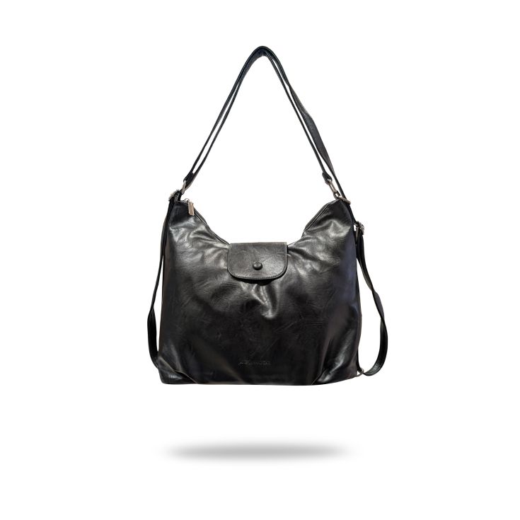 javier larrainzar bolso mochila piel negro