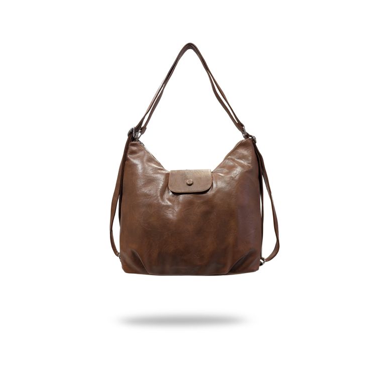 javier larrainzar bolso mochila piel marron