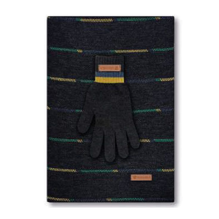 caramelo conjunto 2 piezas cabellero gris