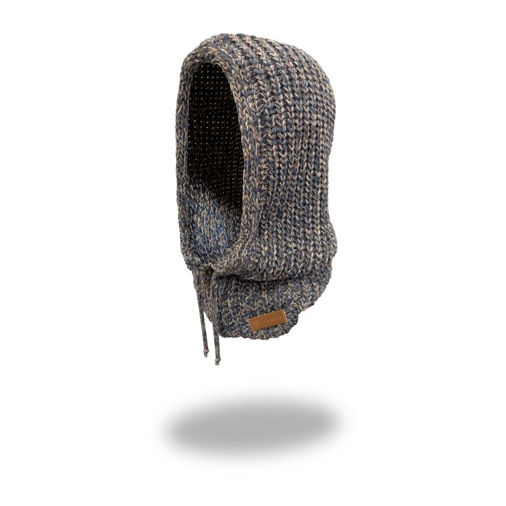 caramelo balaclava azul