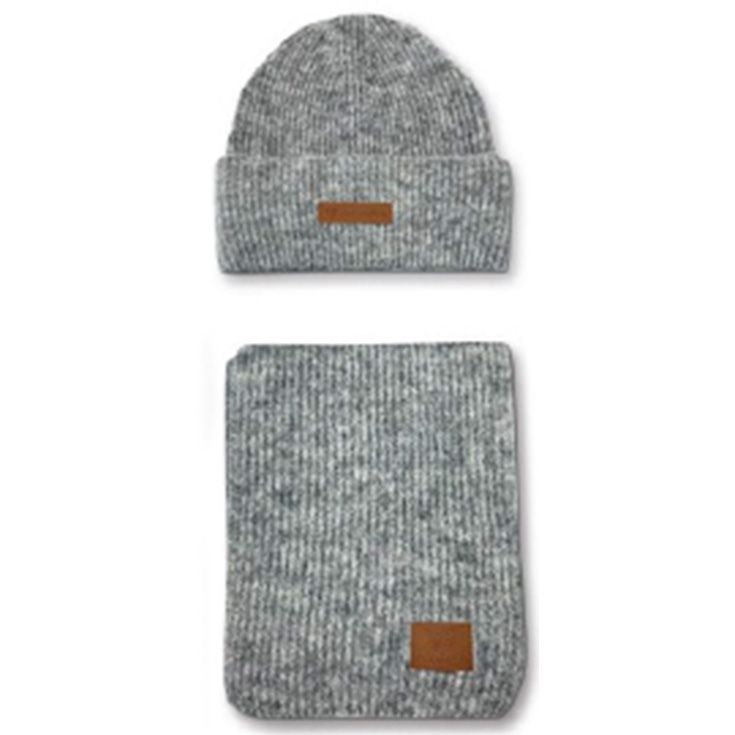 caramelo conjunto 2 piezas gris