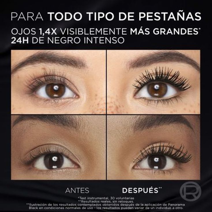 loreal mascara panorama all night black