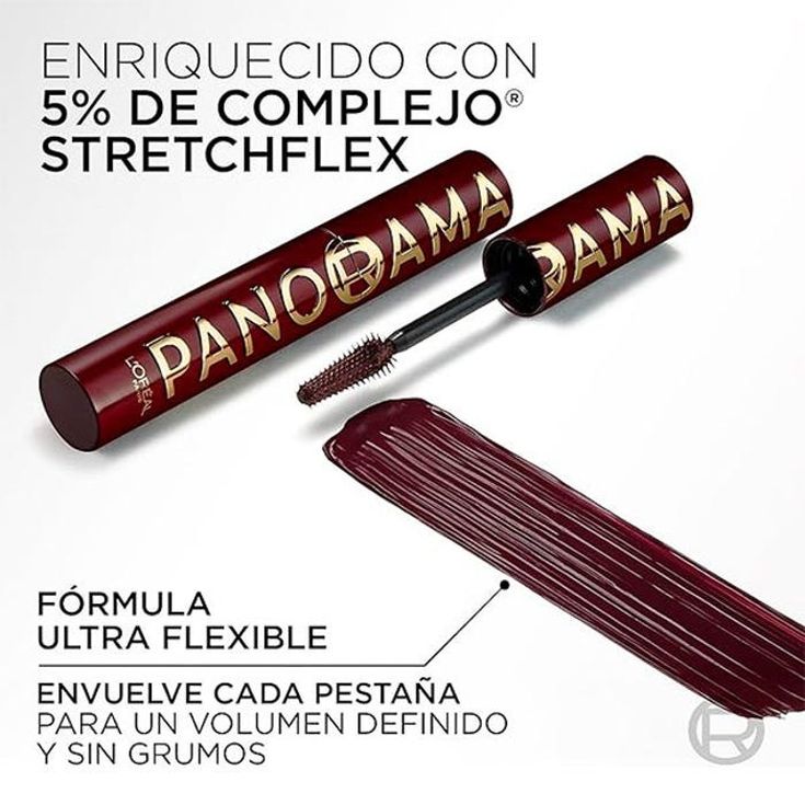 loreal paris mascara de pestañas granate