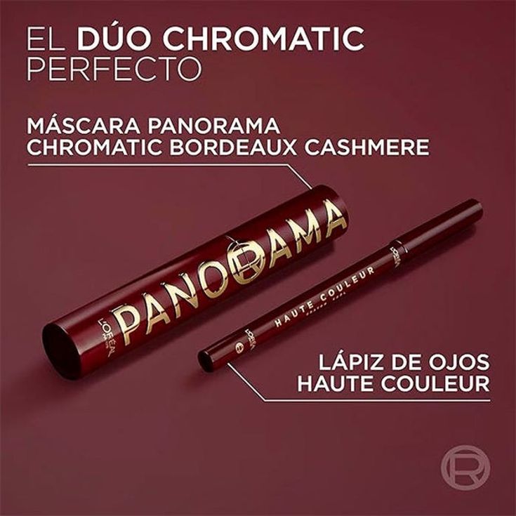 loreal paris mascara de pestañas granate