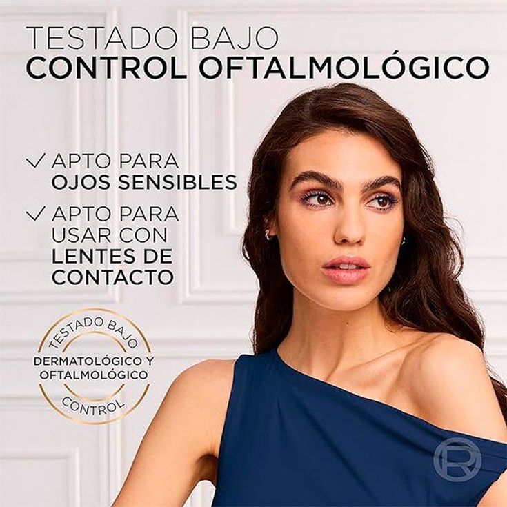 loreal paris mascara de pestañas azul