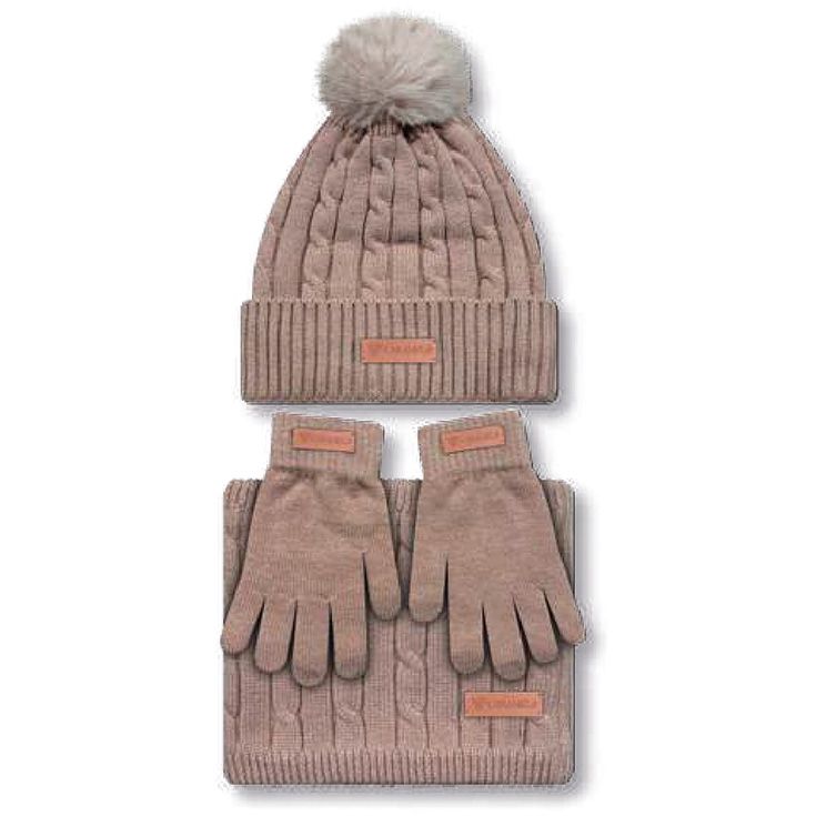 caramelo conjunto 3 piezas rosa