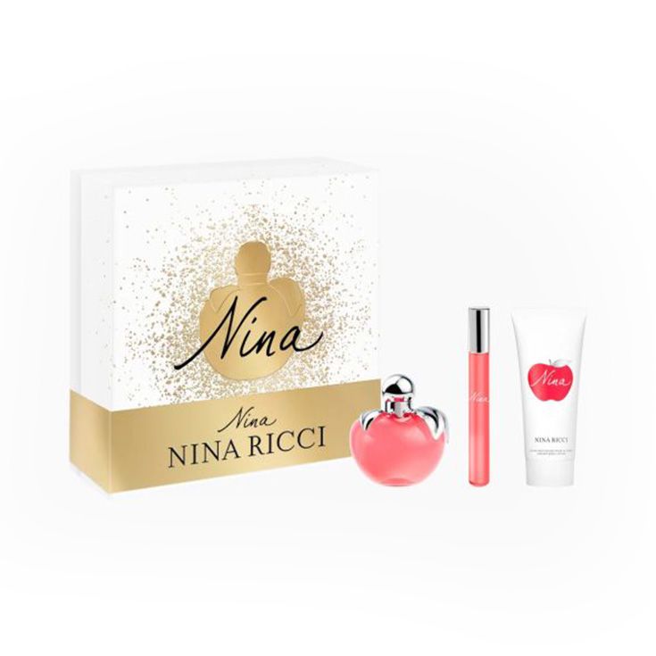 nina eau de toilette 80ml cofre 3 piezas