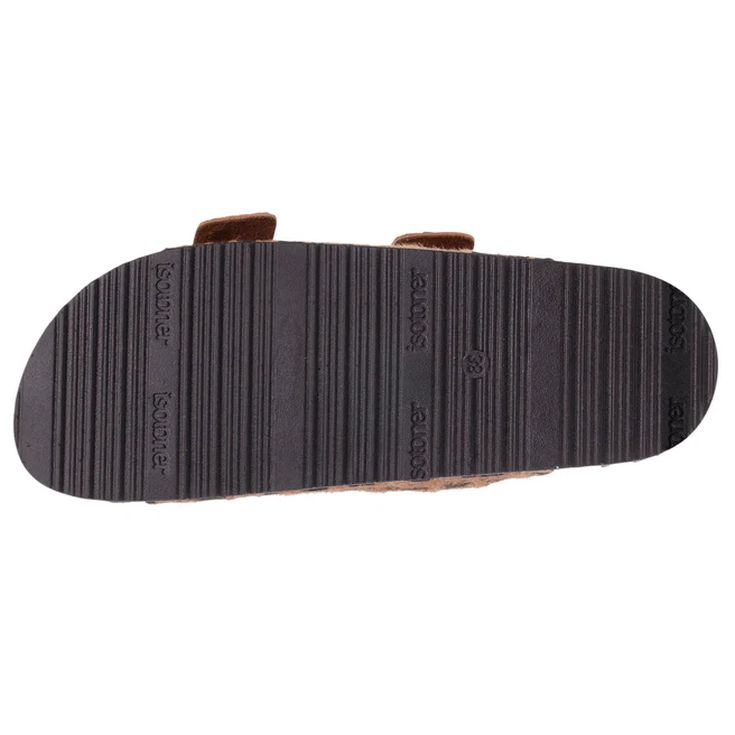 isotoner sandalias mujer doble correa leopardo
