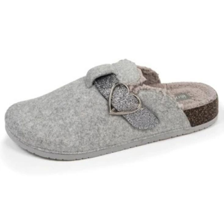 isotoner zapatillas sabots gris chine